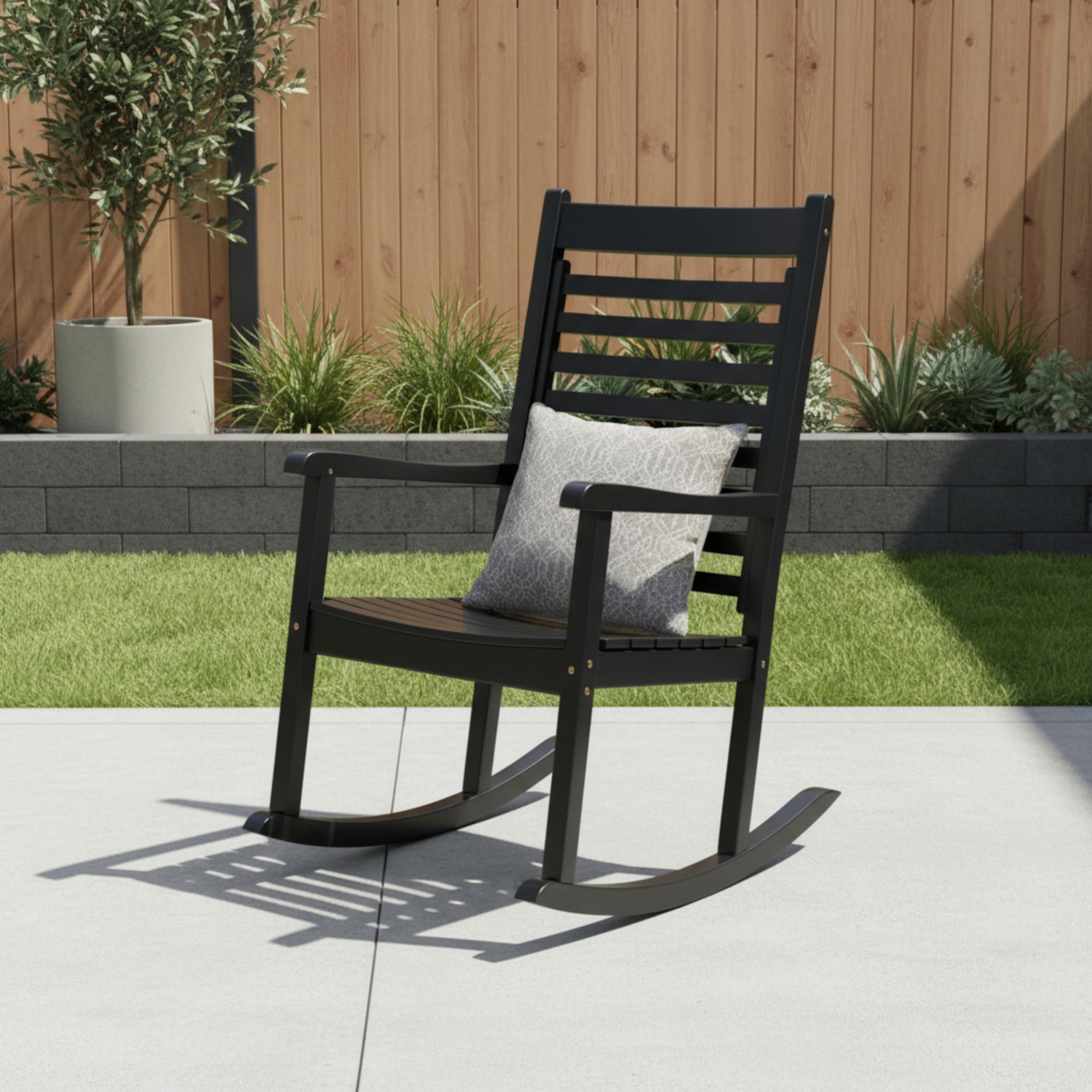 shine company ロッキングチェア Amazon.com : Shine Company Modern Wood Rocking Chair, Ergonomic